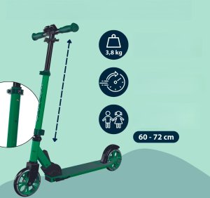 Hulajnoga Hudora HUDORA Scooter UP 145 Junior green/black 3
