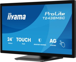 Monitor iiyama IIYAMA 60.5cm (23,8") T2438MSC-B2 16:9 M-Touch HDMI+DP+USB 4