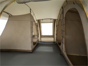 Namiot turystyczny Jack Wolfskin Jack Wolfskin family tunnel tent TRAVEL LODGE RT brown/beige 2