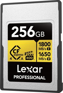 Karta Lexar Lexar CFexpress 4.0 Pro Gold, VPG400/IP68, R1800/W1650 (Type A) 256GB 2