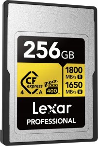 Karta Lexar Lexar CFexpress 4.0 Pro Gold, VPG400/IP68, R1800/W1650 (Type A) 256GB 3
