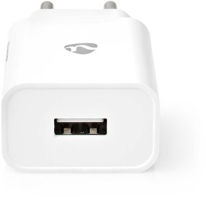 Ładowarka Nedis Nedis WCHAU242AWT ładowarka do urządzeń przenośnych Uniwersalne Biały Prąd przemienny Wewnętrzna 2