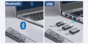 Pilot z wskaźnikiem laserowym do prezentacji multimedialnych Norwegii N95 Plus BLE 100