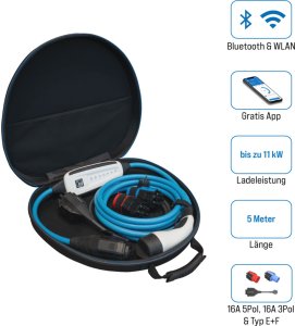 Ładowarka NRGkick NRGkick Mobile Wallbox 16A 5m Set Optimal white, 11 kW, 5 meter cable, Wi-Fi + Bluetooth, with 3 plugs + bag 2