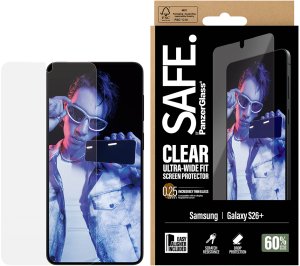 PanzerGlass Szkło ochronne SAFE. by PanzerGlass Screen Protector Samsung Galaxy S26+ | U-Wide Fit w. EasyAligner 2