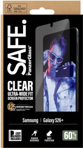 PanzerGlass Szkło ochronne SAFE. by PanzerGlass Screen Protector Samsung Galaxy S26+ | U-Wide Fit w. EasyAligner 3