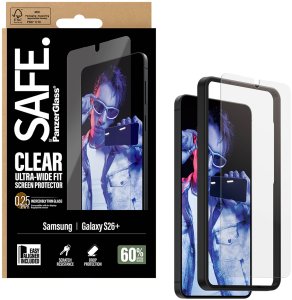 PanzerGlass Szkło ochronne SAFE. by PanzerGlass Screen Protector Samsung Galaxy S26+ | U-Wide Fit w. EasyAligner 5