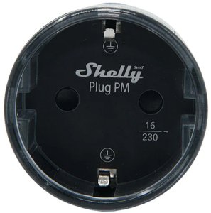 Shelly Inteligentne gniazdko 13A Shelly Plug PM Gen3 Matter czarny 2