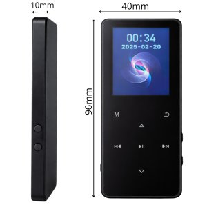 Spreest ODTWARZACZ MP3 MUZYKI BLUETOOTH RADIO FM 32GB PRZENOŚNY AUDIOBOOK SŁUCHAWKI 8