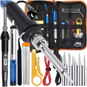 ZAM Lutownica Precyzyjna 80W Zestaw Lutowniczy 2