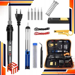 ZAM Lutownica Precyzyjna 80W Zestaw Lutowniczy 8