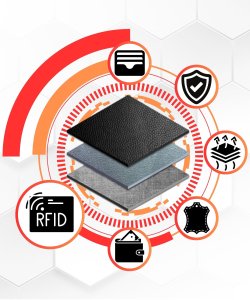 Peterson Duży czerwony portfel damski na zatrzask RFID BC-42100 15