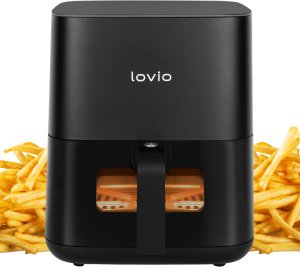 Frytkownica beztłuszczowa FUHAUS Frytkownica beztłuszczowa Air Fryer LOVIO PureFry LVAF001BK 2
