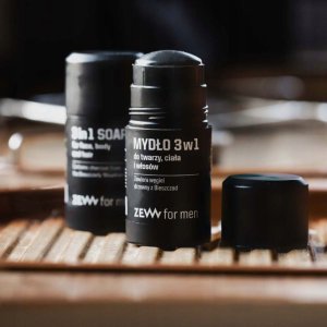 Zew for Men ZEW FOR MEN_3in1 Soap mydło 3w1 w sztyfcie do twarzy, ciała i włosów 85ml 3