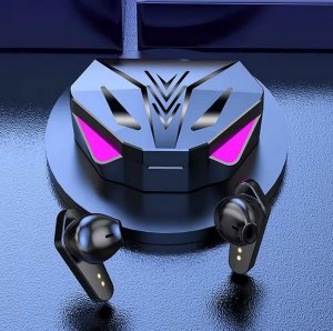 Słuchawki Fineblue Słuchawki dokanałowe douszne gamingowe bluetooth przenośne czarne X15 5