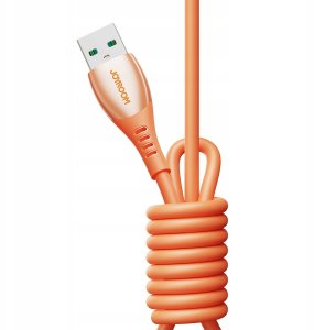 Kabel USB Joyroom Kabel Joyroom S-A59 Vibrant Series 30W USB-C - Lightning 1,2m - pomarańczowy 5