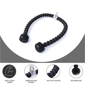 Gorilla Sports Uchwyt sznur do atlasu wyciągu 85 cm triceps 2