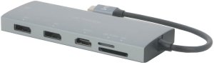Stacja/replikator Mobilis Mobilis 020028 stacja dokująca Przewodowa USB 3.2 Gen 1 (3.1 Gen 1) Type-C Szary 2