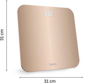 Waga łazienkowa Tefal Classic Dune Metal bruna Wagi elektroniczne PP1900V0 (3121040095423) 3