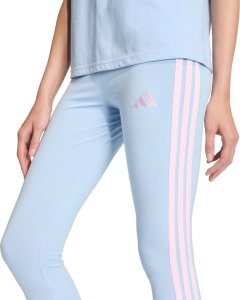 Adidas Legginsy damskie adidas Essentials 3-Stripes Cotton błękitne KD2352 XS 4