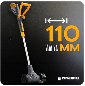 Powermat KRAWĘDZIARKA ELEKTRYCZNA 800W DO USUWANIA CHWASTÓW MCHU Z KOSTKI 2 SZCZOTKI 13