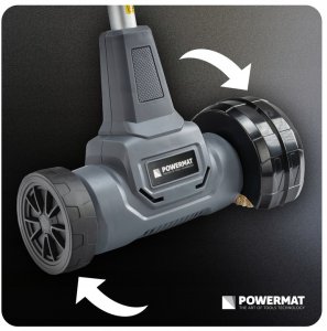 Powermat KRAWĘDZIARKA ELEKTRYCZNA 800W DO USUWANIA CHWASTÓW MCHU Z KOSTKI 2 SZCZOTKI 15