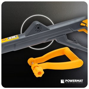 Powermat KRAWĘDZIARKA ELEKTRYCZNA 800W DO USUWANIA CHWASTÓW MCHU Z KOSTKI 2 SZCZOTKI 7