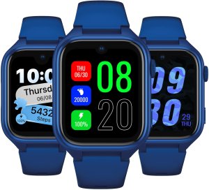 Active Band STELIO Smartwatch dla dzieci Junior Pro AI 4G ST-SWJ102-NB granatowy SIM, GPS, openAI, Android 11