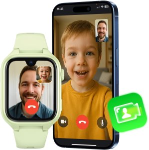 Garett STELIO Smartwatch for Kids JUNIOR PRO AI OpenAI 4G GPS pistacjowy 6