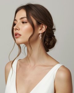 KOKONET Komplet biżuterii kolczyki BRANSOLETKA boho glam liście ażurowe lekkie 2