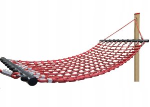 AllForBaby HAMAK DO UŻYTKU PUBLICZNEGO Z LIN ZBROJONYCH EN1176 3 kolory 10