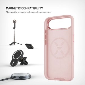 Fixed Etui MagFlowz obsługą MagSafe dla Apple iPhone Air różowe 3