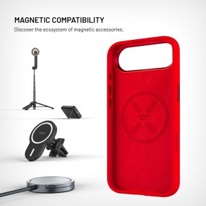 Fixed Etui MagFlow z obsługą MagSafe dla Apple iPhone Air czerwone 3