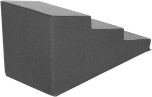 Welsti Schody dla psa Welsti 50 cm 3 pochylne stopnie ciemne szare do 15 kg 3
