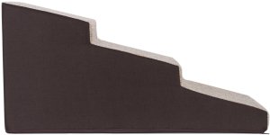 Welsti Schody dla psa Welsti 50 cm 3 pochylne stopnie beżowo-brązowe do 15 kg 2