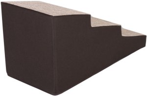 Welsti Schody dla psa Welsti 50 cm 3 pochylne stopnie beżowo-brązowe do 15 kg 3