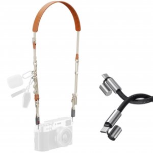 Micnova Pasek do aparatu Ulanzi YF01 Y-Flex - pomarańczowy 69