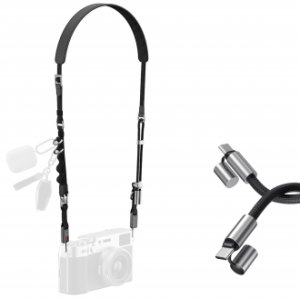 Micnova Pasek do aparatu Ulanzi YF01 Y-Flex - czarny 35