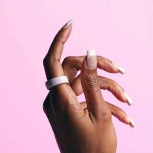 Smart Ring Merch Oura Ring 4 Ceramic Smarting 8 dni pracy monitor aktywności kolor petal 4