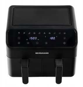 Frytkownica beztłuszczowa BERGMANN Frytkownica Beztłuszczowa Dwukomorowa 8L AIR FRYER BERGMANN 10 PROGRAMÓW 3