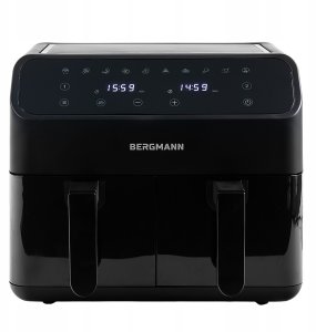 Frytkownica beztłuszczowa BERGMANN Frytkownica Beztłuszczowa Dwukomorowa 8L AIR FRYER BERGMANN 10 PROGRAMÓW 4