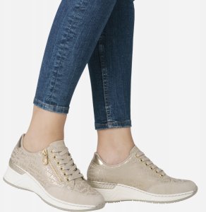 Rieker Rieker Sneakers N4316-62 Beżowe 38 2