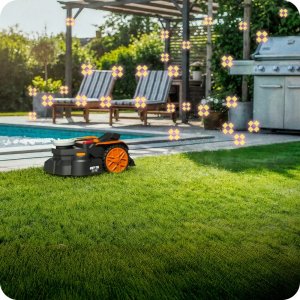 Robot koszący Worx Landroid Vision Cloud 650m2, stereo camera, RTK WR365E 4