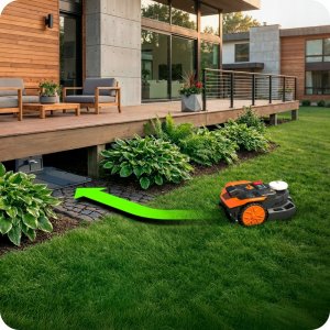 Robot koszący Worx Landroid Vision Cloud 650m2, stereo camera, RTK WR365E 6