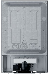 Lodówka Candy City Mini Fridge 300 114 L wysokość 85 cm czarny - Ledusskapis CNOQ2S58EB (8059019103662) 7