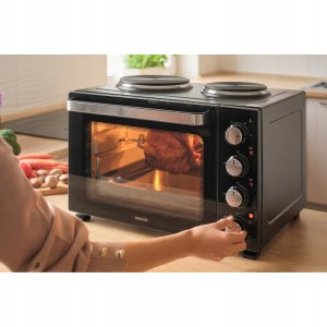 Mini piekarnik Sencor SEO 3500BK Mini piec z 2 elementami grzejnymi 35L 3200W SEO 3500BK (8590669395958) 10