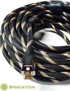 Kabel Icidu Brackton HDMI - HDMI v2.0a High Speed 4K 10m 4250923701379 HDE-FKR-1000.BG (4250923701379) 4