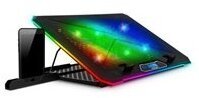 Podstawka chłodząca Evolveo EVOLVEO Ania 9RGB, chłodząca podkładka pod laptop, 6x ventilátor, RGB podświetlenie wentylatorów i obwodu 2