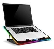 Podstawka chłodząca Evolveo EVOLVEO Ania 9RGB, chłodząca podkładka pod laptop, 6x ventilátor, RGB podświetlenie wentylatorów i obwodu 3