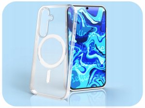 Hello Case Etui Do Magsafe Do Samsung Galaxy S24 FE (Przezroczyste, Ochronne) Szkło 5